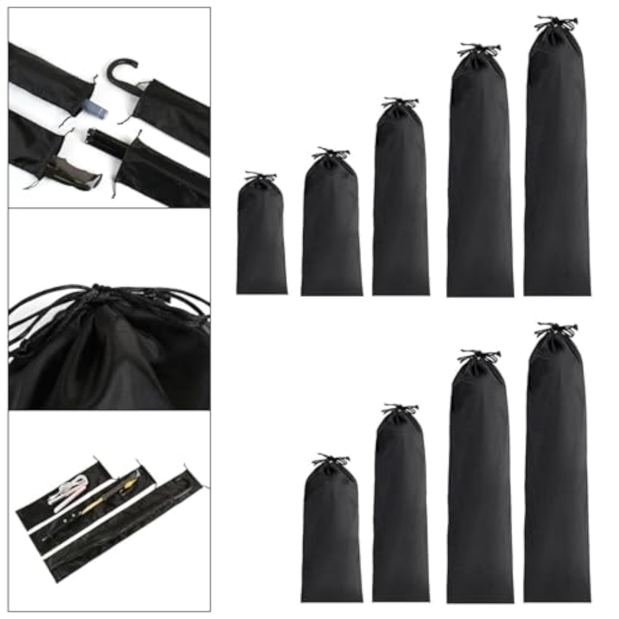 Nylon Drawstring Storage Bag for Tripods & Trekking Poles